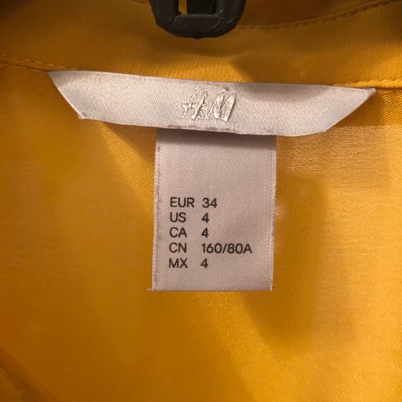 Mustard colored button down - Picture 2 of 4